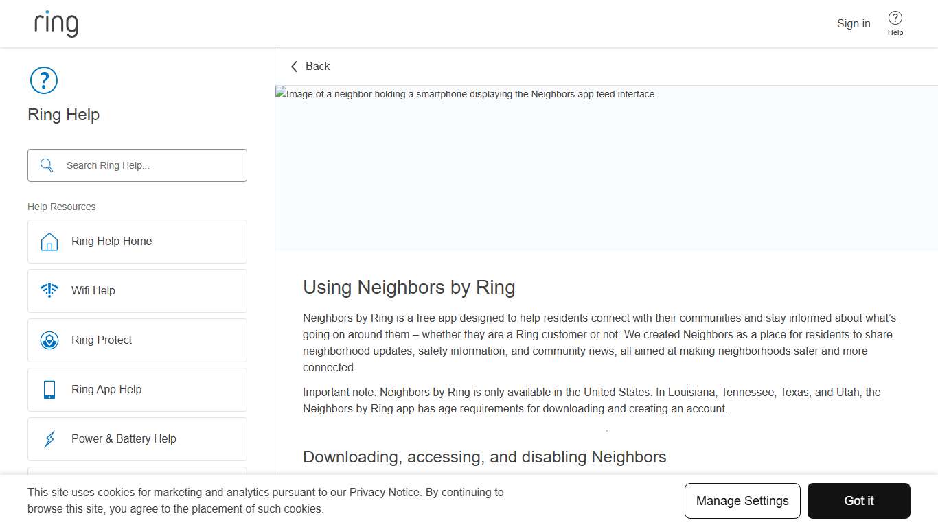 Using Neighbors by Ring